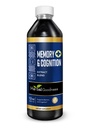 Urte Good Memory and Cognition Liquid Extract 12oz - Understøtter Mental Klarhed, Energi & Immunfunktion - Organic Natural Supplement med Ginkgo, Sage & Lions Mane - 23 Serveringer