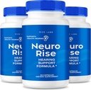 rize laboratorier - Neuro Rise kapsler, hørestøtte supplement, piller til støtte sund hørelse, avanceret formel for øre sundhed, Tinnitus & støj Relief (180 kapsler)