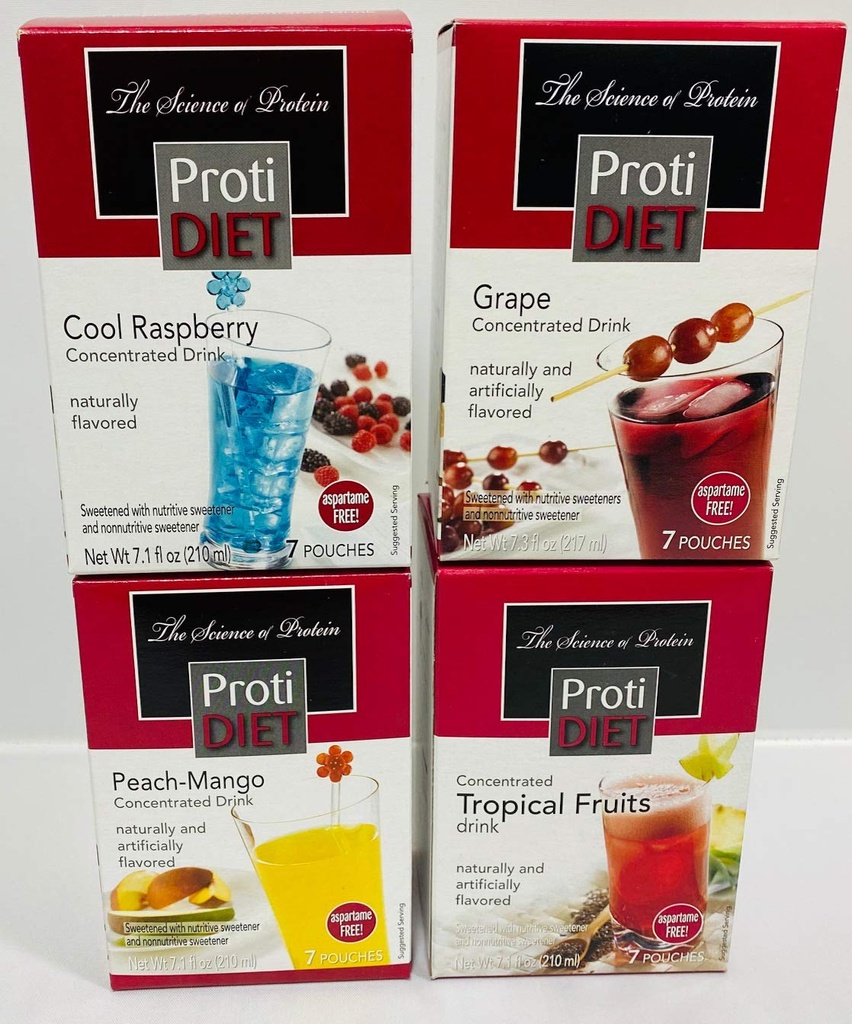 Variety high Protein Diet Concentrate Bundle (28 Servings) - Includes 4 Boxes of Protein Gels!! | Healthy Nutritious|, Low Calorie, Low Fat, Low Carb, Low Sugar Y