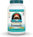 Source Naturals Wellness Formel, Avanceret immunforsvar *, Bio- Aligned Vitamin & Herbal Defense - Immunsystemet Support & Immunity Booster - 120 kapsler