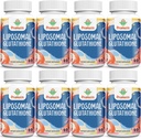 2400MG Liposomal Glutathion, with Vitamin C, Milk Thistle & Alpha- Lipoic Acid, Master Antioxidants, Pure Reduceret L- Glutathione - Immunsystemet, Cell Repair, Energy, High Absorption, 480 Softgels