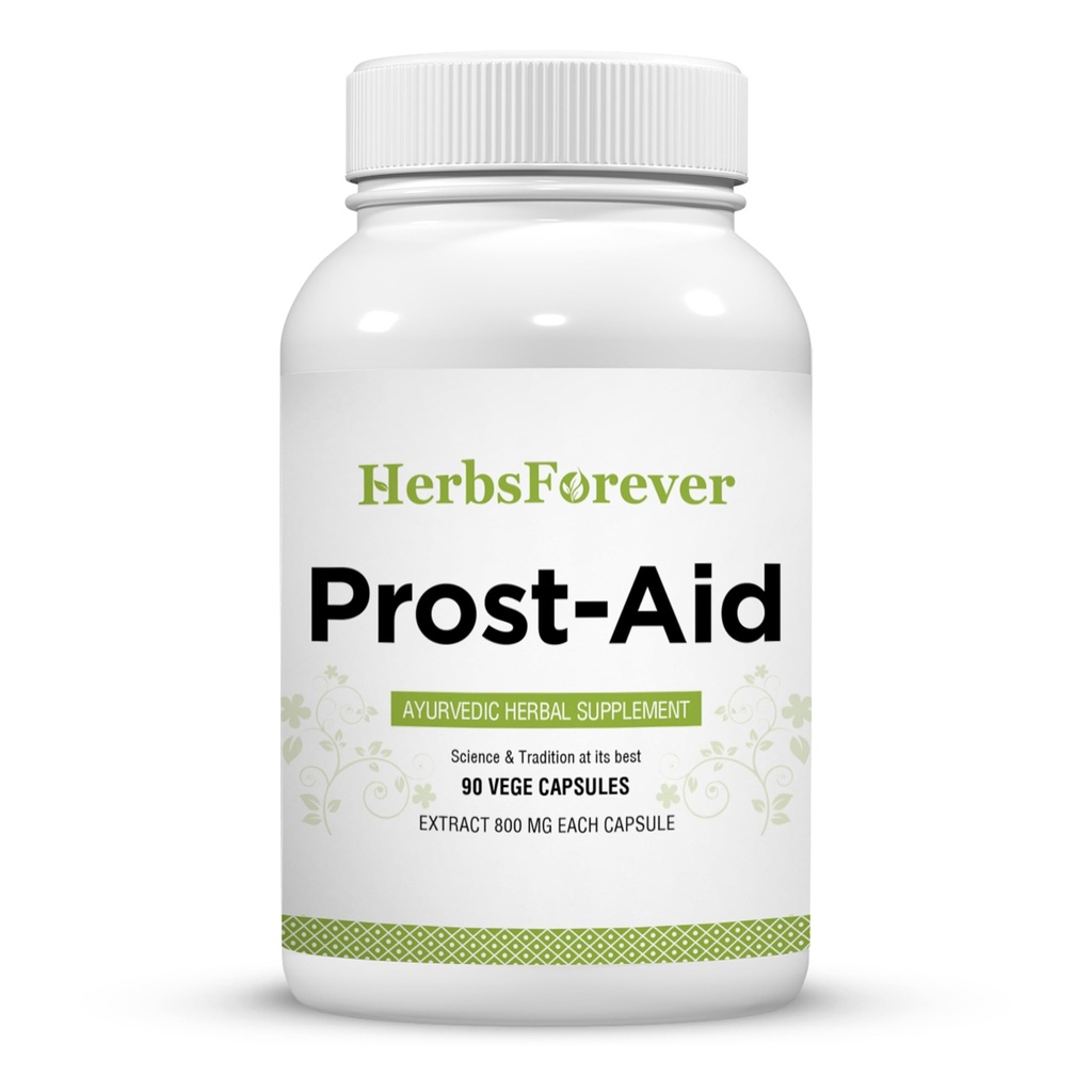 Herbseverly Prost- Aid Capsule Prostata supplement fremmer Prostata sundhed 90 Kapsler