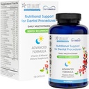 StellaLife DentaMedica Vegan Daily Multivitamin Nutritional Support for Hurtigere Dental Kirurgi Inddrivelse, VIT D3 K2 C B Zink CoQ10 Magnesium, sunde knogler & tandkød, non-GMO, GMP USA, 168 kapsler