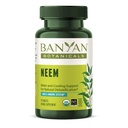 Banyan Botanicals Neem Tablets - Organic Neem Leaf (Azadirachta Indica) - Understøtter naturlig afgiftning, sund hud, og immunsundhed * - 90 tabletter - Ikke-GMO bæredygtigt sour Vegan