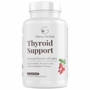 Thyreoideastøtte - Avanceret formel med jod, understøtter Metabolisme & Energi, understøtter sund thyreoidea. Ikke- GMO thyreoideatillæg - 60 kapsler