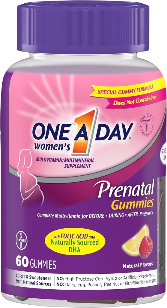 En dag Kvinder Prenatal Gummies, 60 Greve