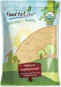 Food to Live - Organic Lions Mane Mushroom Powder, 8 Pounds - Elevate Your Brain Wellness with Premium, Non- GMO, Natural and Vegan Superfood to Better Focus