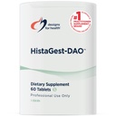 Design for sundhed HistaGest- DAO - Diaminoxidase DAO Enzyme til støtte fordøjelse af Histamine- Indeholdende fødevarer - 20.000 HDU DAO diamin oxidase enzymer (60 gastro- resistente tabletter)