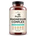AMANDEAN Magtein Magnesiumkompleks. L- Threonat, Glycinat, Malat Triple Blend Chelated Magnesium Supplement. 90 Veggie kapsler. Høj Absorption Branded Ingredienser. Hjernehelbred, søvn, ro *.