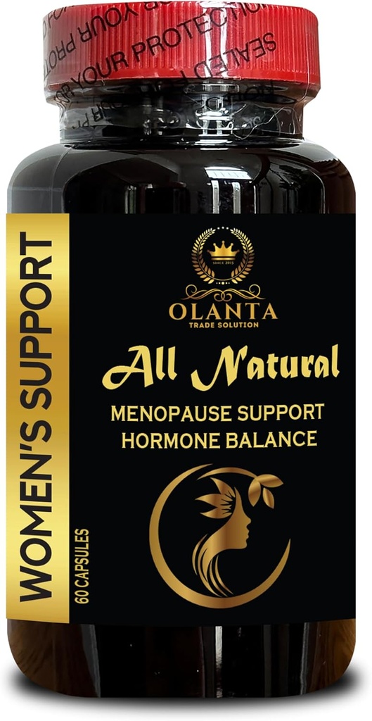 Menopause Support - Natural Menopause Supplement for kvinder, Premenopausale supplement, Blend omfatter Standardized Herbal Extracts - 1 flaske 60 kapsler
