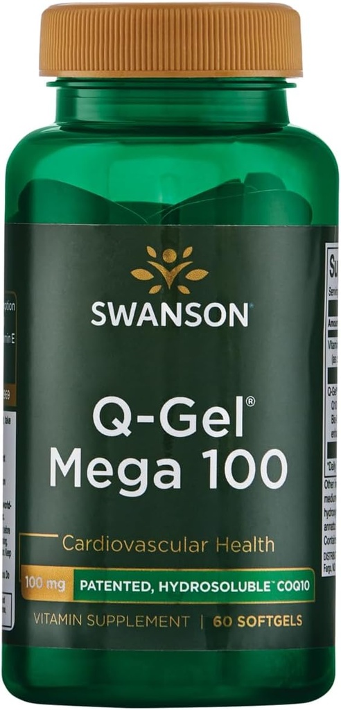 Swanson Q- Gel Mega 100 Milligram 60 Sgels