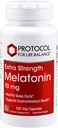PROTOKOL FOR LIV BALANCE Melatonin Extra Strength - 10 mg Melatonin - Sovende støtte til voksne - Daglig immunforsvar - Pineal Gland Aid - Kosher & Non- GMO - 100 Veg kapsler