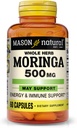 MASON NATURAL Moringa 500 mg - Understøtter energi Metabolisme og inflammatorisk respons, antioxidant immunsupportursupplement, 60 kapsler
