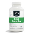 365 af Whole Foods Market, Vitamin B- 50 Complex, Vegan, 180 Kapsler