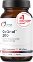 Design for sundhed CoQnol 200mg - CoQ10 Ubiquinol med Superior Bioavailability + Eksklusiv Absorption Technology - Double CoenzymeQ10 Boost med GG - Heart, Sund Aging + Cell Support (60 Softgels)