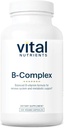 Vital Nutrients Vitamin B-Complex B124; Vegan High- Potency Metyleret B-Complex Vitamin B124; B Vitamin Support Energy Production, Metabolisme, og Heart Health *