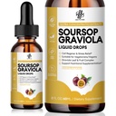 iMATCHME Premium Soursop Graviola til fordampning, Support Sund Hud & Søvn, Soursop Extract Liquid Drop fra Graviola Leaf og Frugt, Sukker / Koffein / Gluten Free, Passion Fruit Flavor, 2 Fl Oz