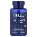 Life Extension Glucosamine Sulfate, 750 mg, Understøtter Knee Comfort og fælles sundhed, Gluten- Free, Non- GMO, 60 kapsler