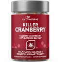 9-in-1 Killer Cranberry piller til kvinder - UTI Defense Blend med klinisk undersøgte ingredienser - 9 Extract Urinary Tract Supplement - Pine Bark, Propolis, D-vitamin & mere - 60 Fast- Fungerende kapsler