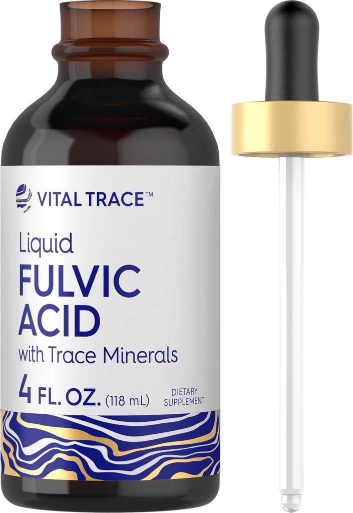 Carlyle Fulvic Acid Drops 4 fl oz Note 124; Ionic Trace Minerals