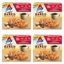 Atkins Vanilla Macadamia Nut Flavored Soft Baked Energy Bars, High in Protein, Lavsukker, High Fiber Snack, Protein Snack, 4 pakker (4 barer hver)