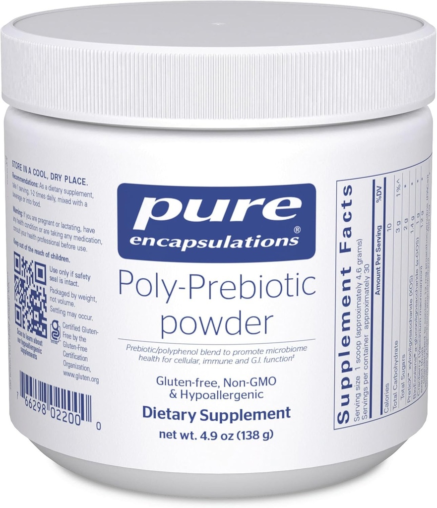 Pure indkapslinger Poly- Prebiotic Powder Note 124; Mål Akkermansia Muciniphila til støtte GI Barrier Funktion