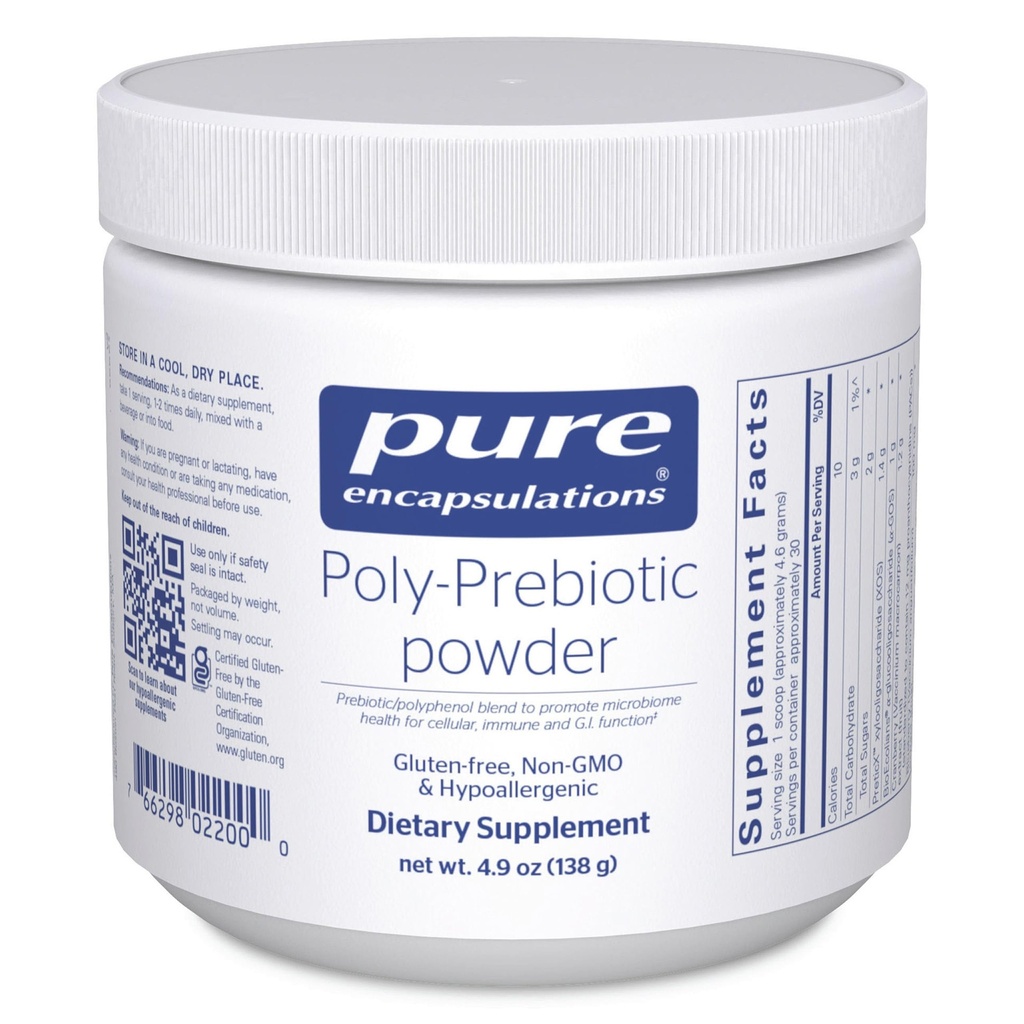 Pure indkapslinger Poly- Prebiotic Powder Note 124; Mål Akkermansia Muciniphila til støtte GI Barrier Funktion