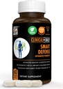 KLINISKE DAILY Smart Defense Mega Spore Probiotic. Bacillus Subtilis Spore Based Probiotika til kvinder og mænd med Lactobacillus Plantarum God Flora Natural Slim Mikrobiome Support. 60 Veganske kapsler