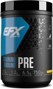 EFX Sports Training Ground Pre Workout Pulver124; Energy & Muscle Pumps • 124; med Hydromax Glycerol, Citrullin, Beta Alanine • 124; 300mg Koffein • 124; 20 Servering (Orange Mango)