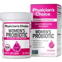 Lægens CHOICE Probiotika for kvinder - PH Balance, fordøjelsesbesvær, UT, & Feminin Health - 50 milliarder CFU - 6 Unik Strops til hende - Økologisk Prebiotika, Cranberry Extract + - Kvinder Probiotika - 30 CT