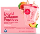 BeMe BeRadiant flydende kollagen peptid til hår, hud og negle med 2X hurtigere absorption - klinisk testet - 2500mg Verisol ® hydrolyseret collagen kosttilskud til kvinder med biotin, CoQ10 & C-vitamin
