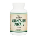 Magnesium Taurat supplement for cardiovaskulær sundhed til boost Magnesium Niveauer (1.500mg per servering, 210 Vegan Kapsler) Non-GMO, Gluten fri, med dobbelt træ kosttilskud