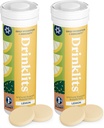 Drinklits Lemon immun Support Tablets (2) Tube Bundle Myint 124; Daily Immunity - 0g Sukker - Vitaminer - Elektrolytes - Herbal Blend Shuttle 124; 20 Servere - 10 tabletter pr Tube