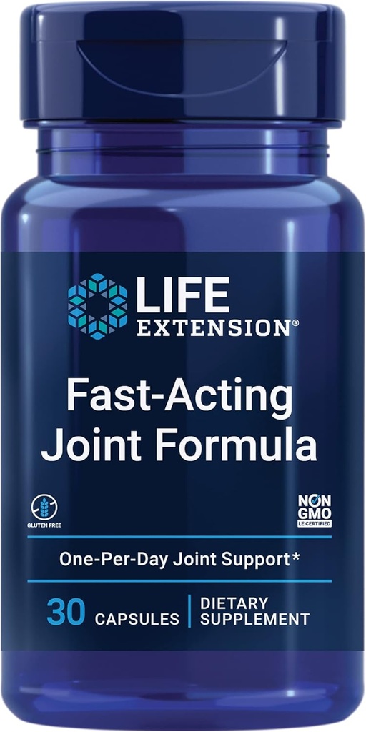 Life Extension Fast- Actioning Joint Formel, Keratin, Koreansk Angelica, hyaluronsyre, Fælles ubehag Relief, Non- GMO, Gluten- Free, 30 Kapsler
