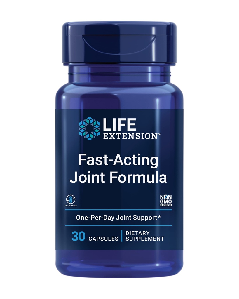 Life Extension Fast- Actioning Joint Formel, Keratin, Koreansk Angelica, hyaluronsyre, Fælles ubehag Relief, Non- GMO, Gluten- Free, 30 Kapsler