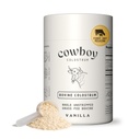 Cowboy Colostrum Powder - Bovine Colostrum Powder til kvinder og mænd - Første dag malkning hele Colostrum - Græs Fed Colostrum Supplement til Gut Sundhed, Immunitet, Hud og hår (Vanilla 40 Servering)