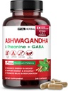 Ashwagandha Kompleks med L- Theanine, gurkemeje, Rhodiola & St. John 's Wort - Urteblend til daglig wellness - 240 kapsler