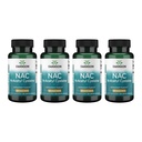 Swanson NAC - N- Acetylcystein - Supplement 600 mg 100 kapsler (4 pakning)
