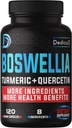 Boswellia Serrata - blandet gurkemeje, Quercetin, Citrus, Ginger, White Willow, Alfalfa - Support Cartiage, Immunum & Kropssundhed - 120 Kapsler