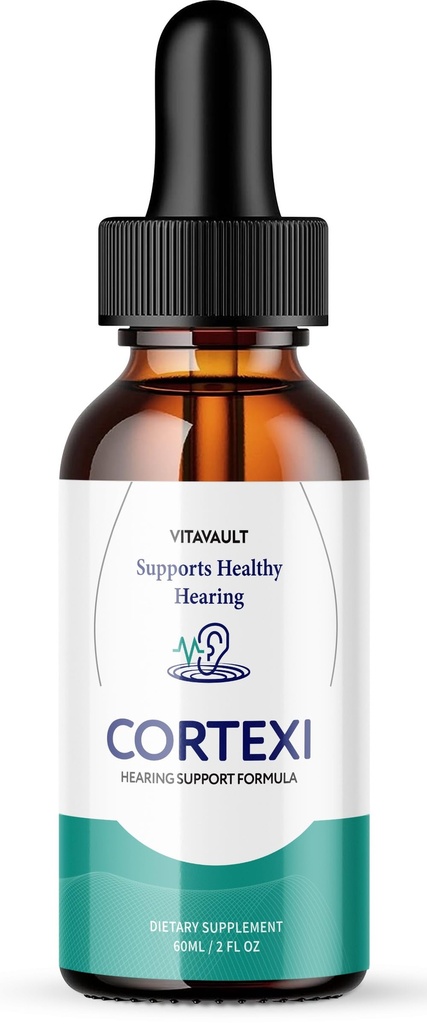 VITAVOULT Cortexi Ear Drops - Cortexi Hearing Support Drops, Cortexi Drops, Cortexi Anmeldelser - fremmer auditory Klarhed, understøtter sund hørelse