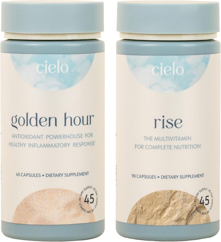 Cielo Golden Hour Antioxidant & Rise Multivitamin Set - 45 dages forsyning