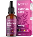 Valerian Root Extract Drops 1000mg (Valeriana officinalis) Urtetilskud Absorber Bedre end kapsler, 2 Måned Supply, 84 Servering, Alkohol- Gratis tinktur - 2 Oz, pakke med 1