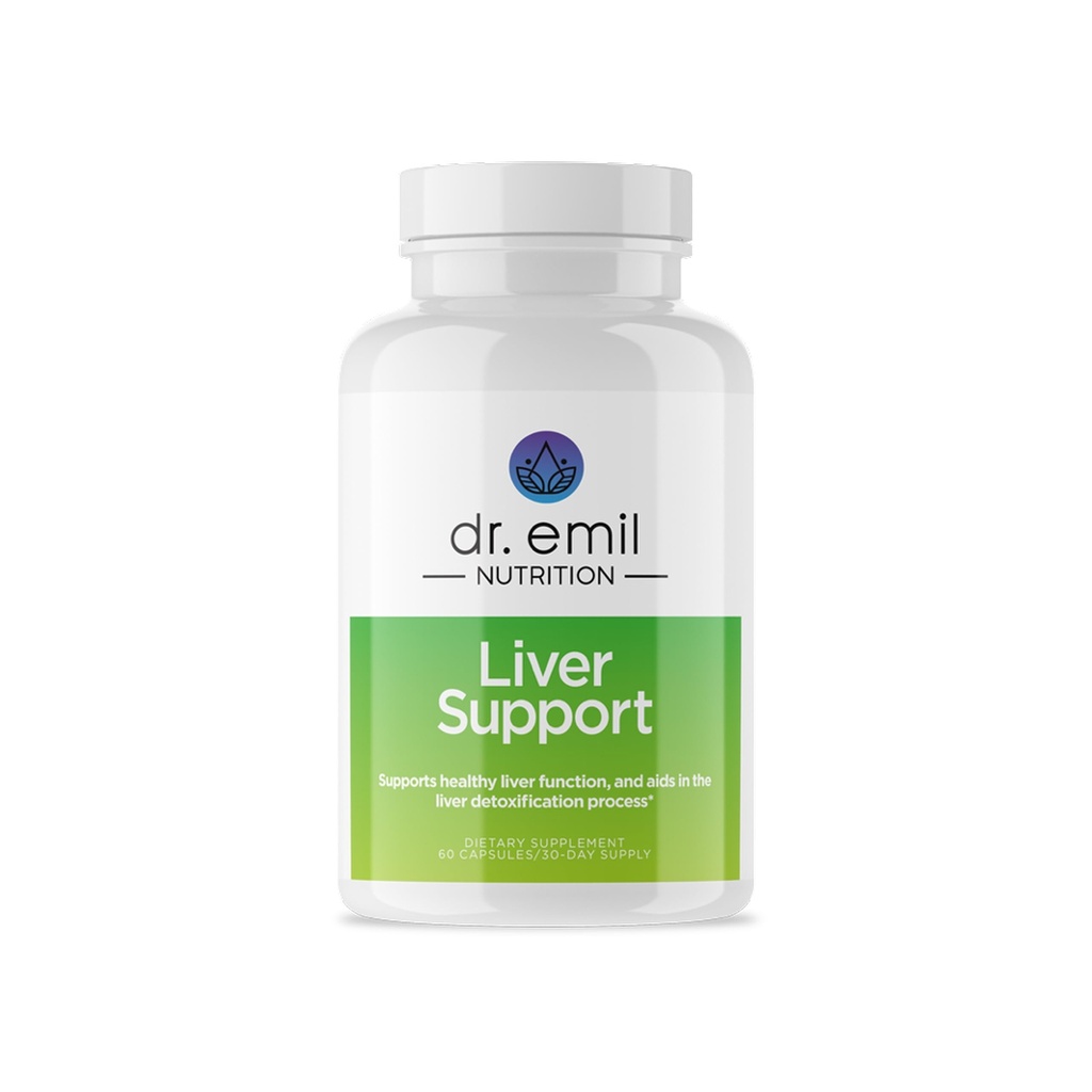 DR. EMIL NUTRITION leverstøtte supplement formuleret til at rense, Detox, Reparation og støtte sund leverfunktion med mælk tidsel, Artiskoke Leaf, Mælkebøtte Root & Beet Root Formel