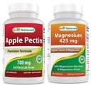 Bedste Naturals Apple Pectin 700 mg & Magnesium Glycinate 425 mg