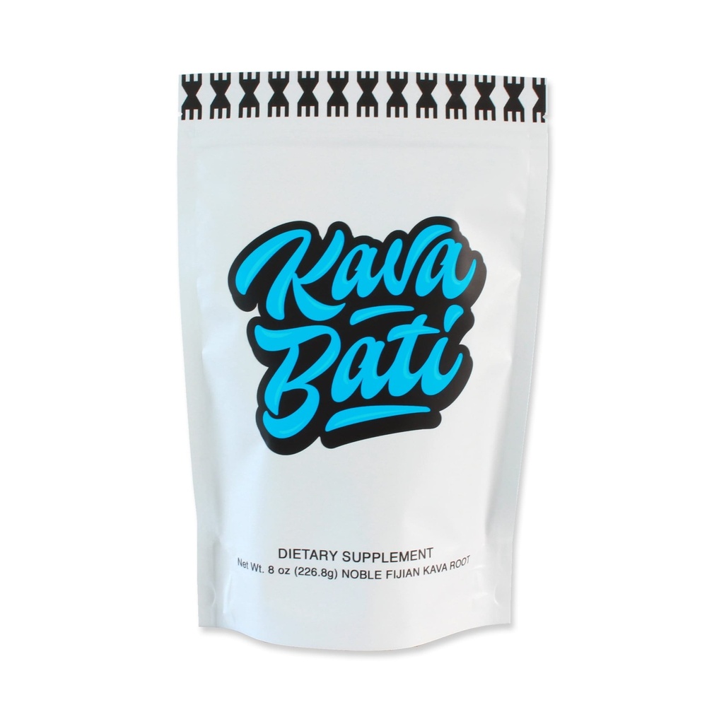 Kavafied KAVA BATI - Premium Noble Fijian Kava Root (Waka) - 8oz.