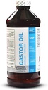 Castor Oil 16oz USP Food Grade Ultra Pure - Skin Healing Stimulate Growth of Hair Eyelashes Eyebrows - Cold Pressed Hexane Free Tasteless Odorless - Laxative For Constipation Labeled For Internal Use
