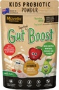 Kids Probiotic Powder Gut Boost - Daglig fordøjelse og immunforsvar med Fiber til børn Toddlers, Vanilla Flavored Fiber Supplement, Easy Mix til Forstoppelse & Gut Sundhed 8.82oz (250g)
