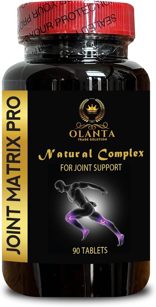 Joint Matrix PRO Complex - msm Joint Health, Knies & Hands, Advanced Joint Support Supplement for Mænd & Kvinder, Muskelstøtte - 1 flaske