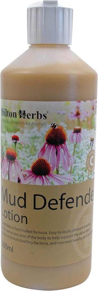 Hilton Herbs Mud Defender Bacteria Protection Lotion for Heste, 1.05pt flaske