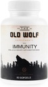 Immunitet (Pack Leader) 8 i 1 Multivitaminer: Væsentlige hundevitaminer, Probiotika til hunde til at forbedre den samlede sundhed, Vitamin til hud & Coat og immunforsvar - Krill & CLA 80 Soft Gels